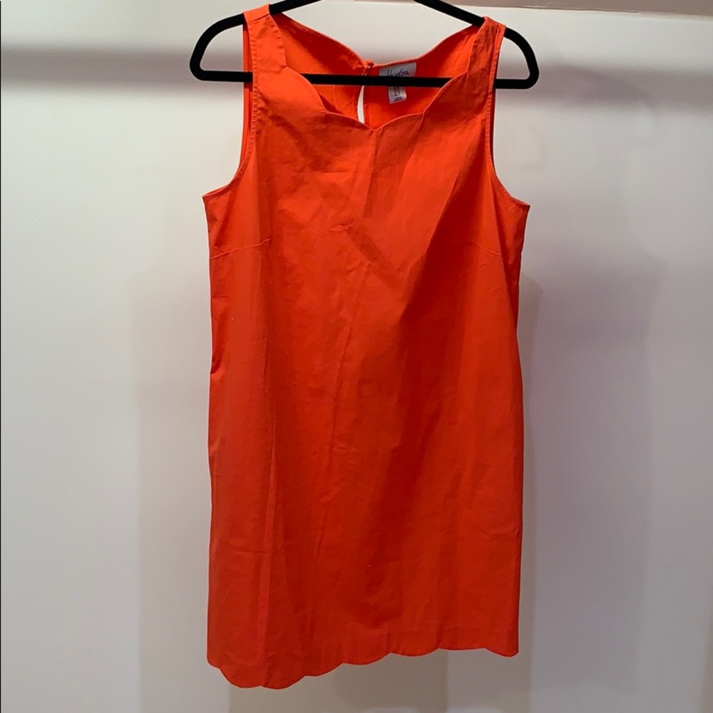 Heyton s allowed red shift dress 10